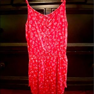 Girls Abercrombie Floral Romper